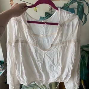 Urban outfitters balloon sleeve float top